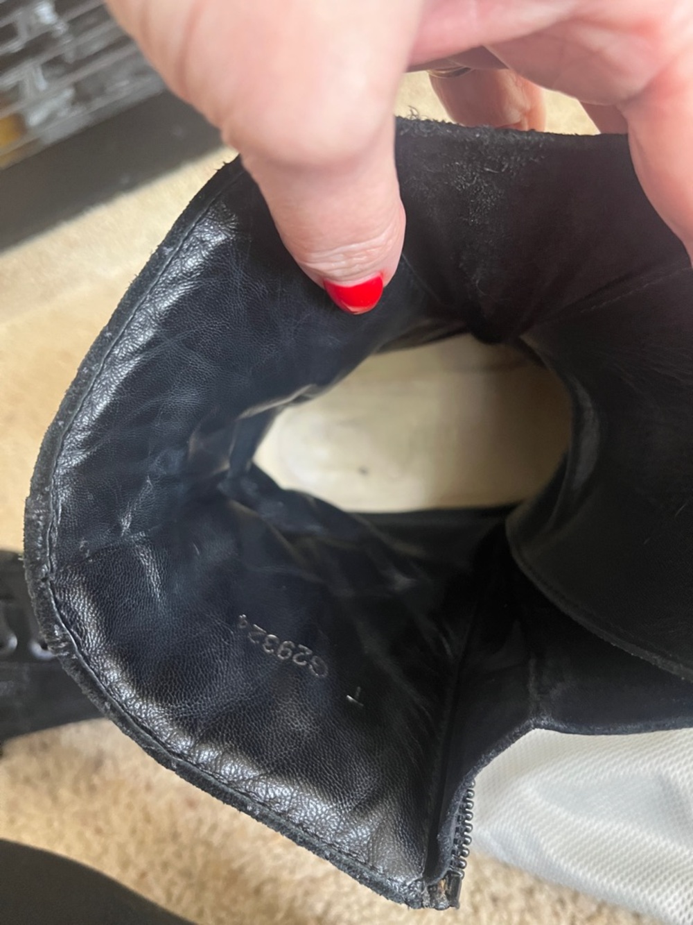 CHANEL Black Suede combat  Boots - Picture 14 of 14